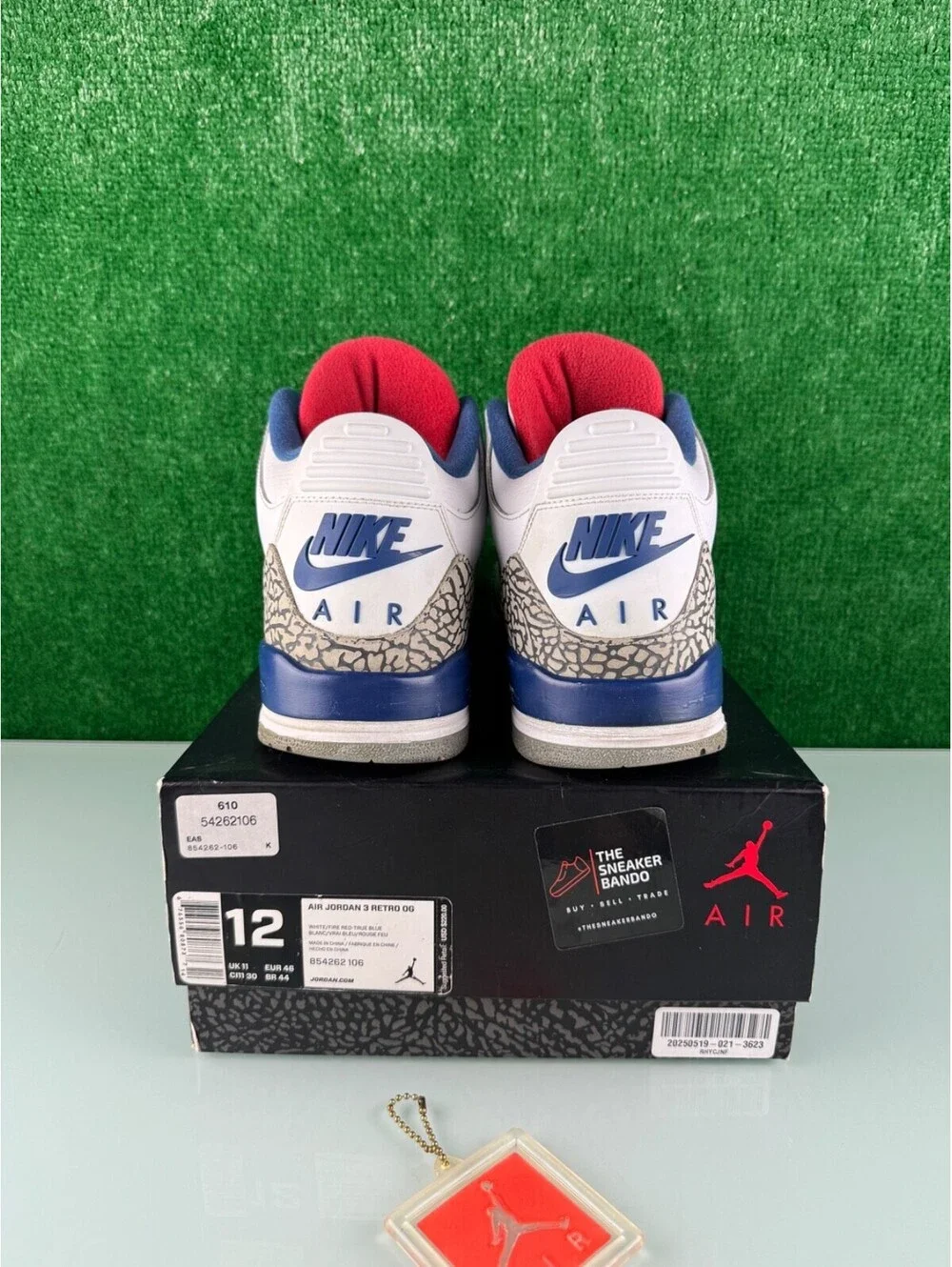 Size 12 - Jordan 3 Retro OG Mid True Blue